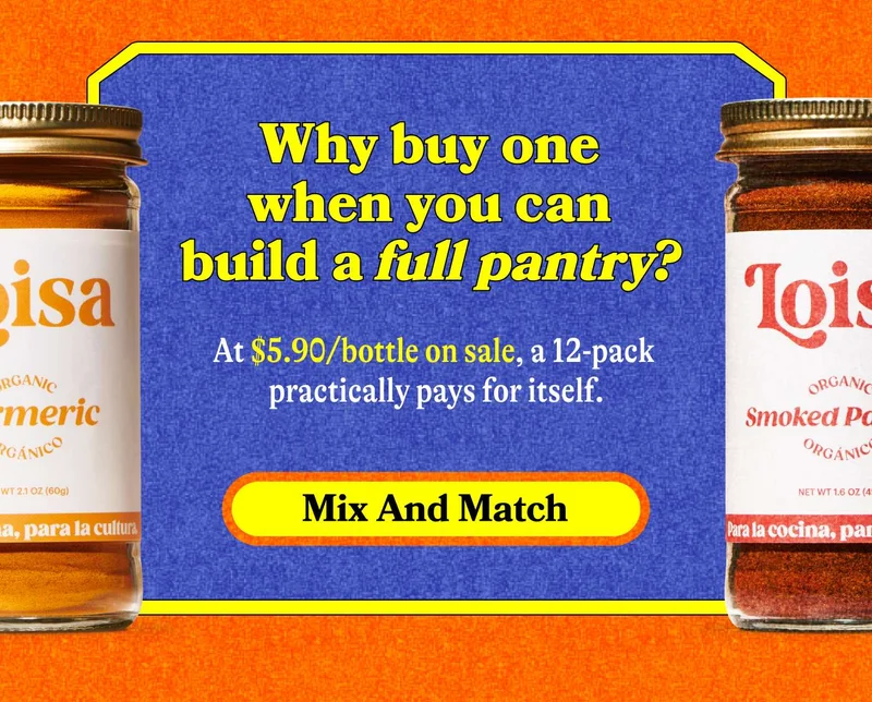 Why buy one when you can build a full pantry?   At $5.90/bottle, a 12-pack practically pays for itself.  MIX & MATCH
