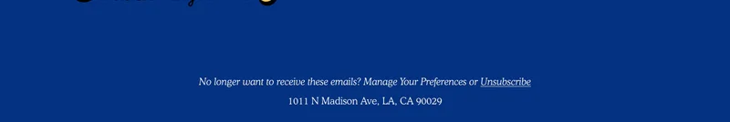 Manage Preferences