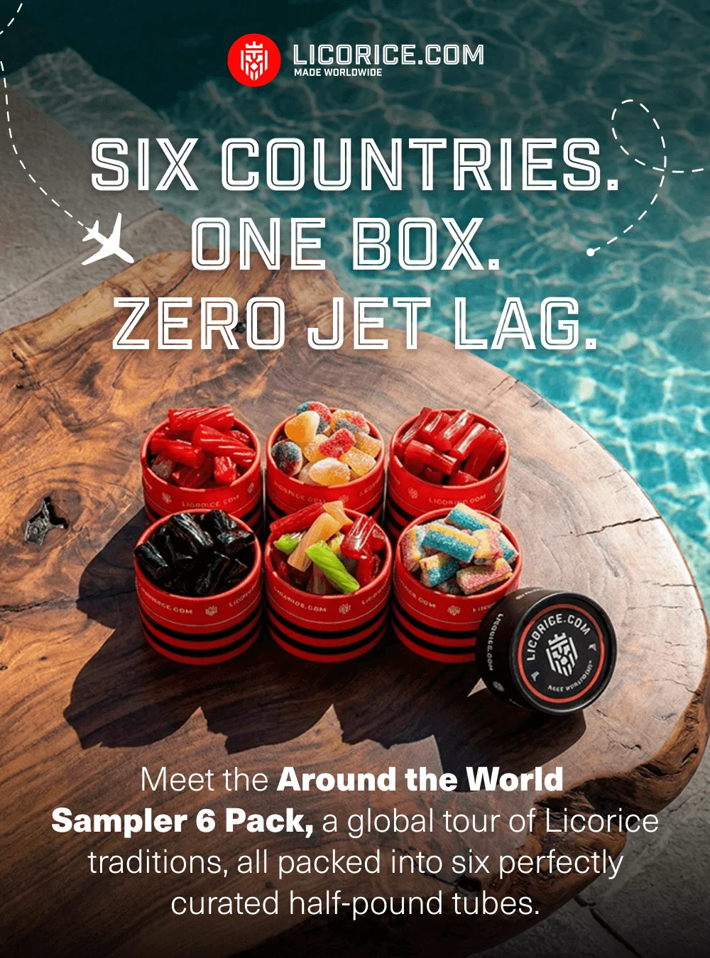 Meet the Around the World  Sampler 6 Pack