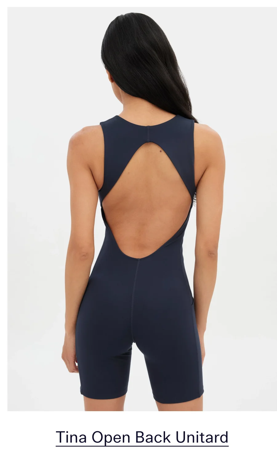 Tina Open Back Unitard