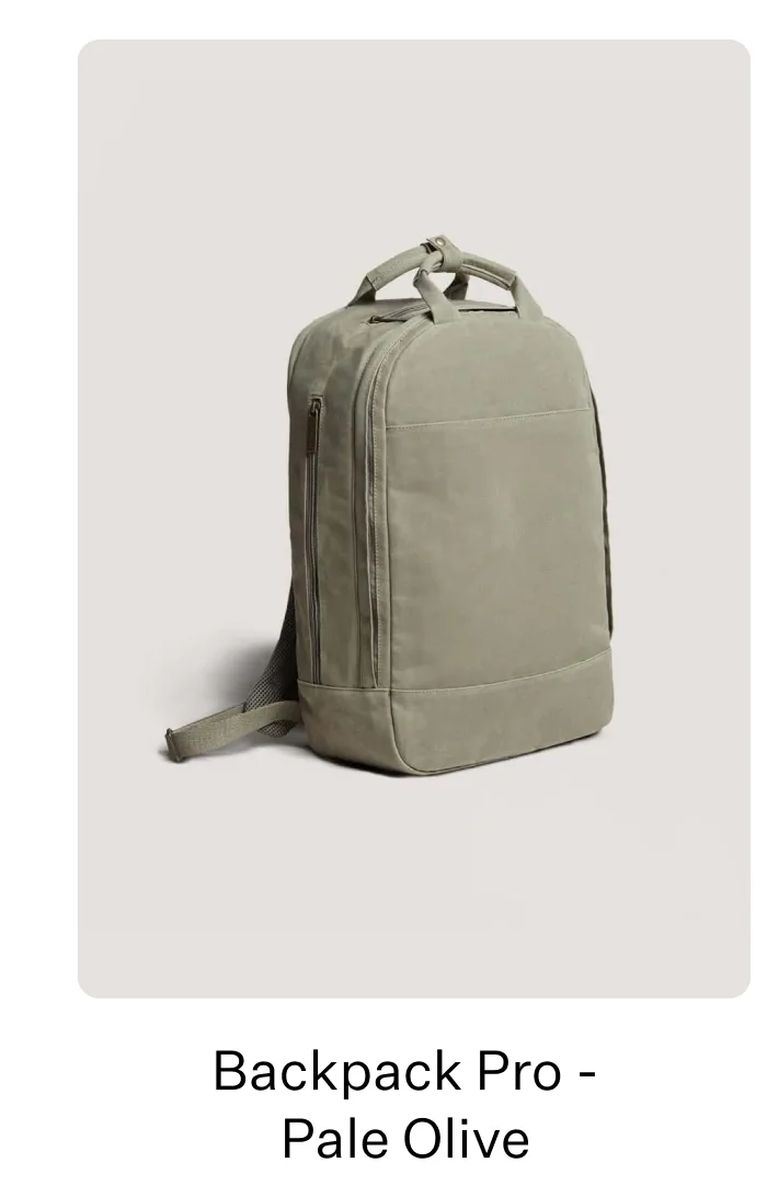 Backpack Pro - Pale Olive