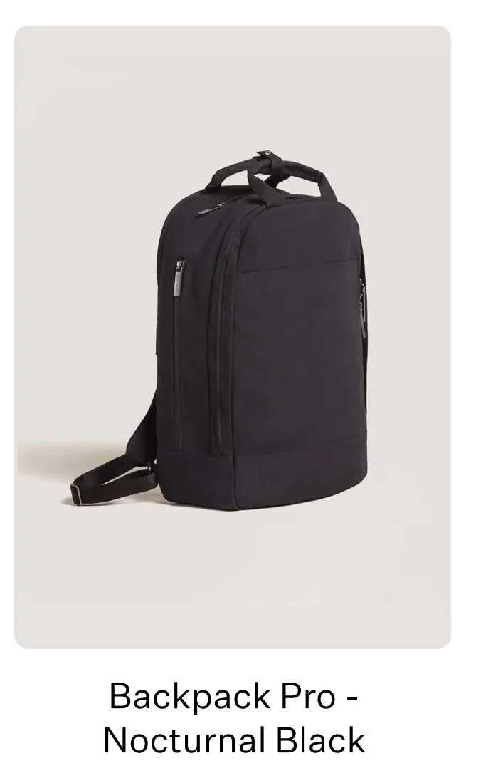 Backpack Pro - Nocturnal Black