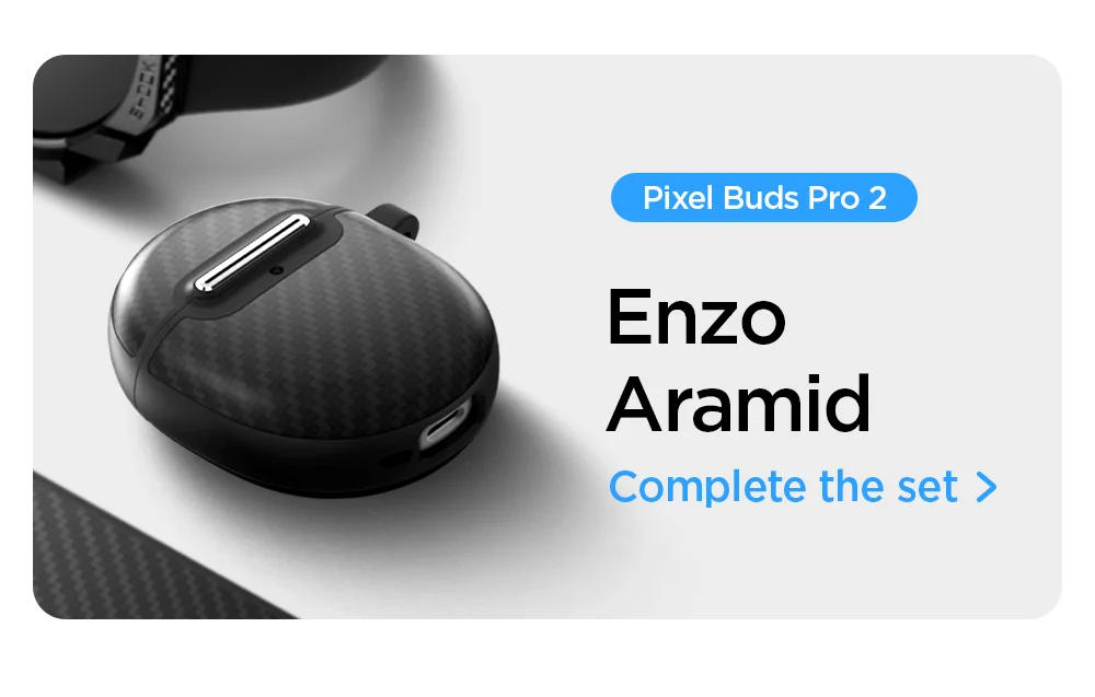 Shop Enzo Aramid for Google Pixel Buds Pro 2 and Google Pixel Buds Pro. Complete the set.