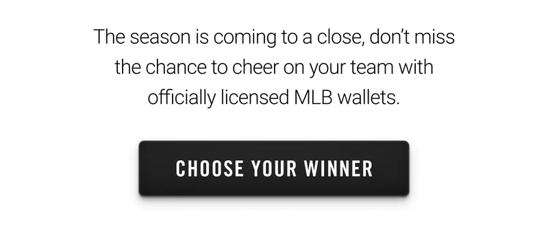Choose Your Winner With Officially Licensed MLB Wallets