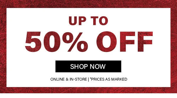 Up To 50% Off