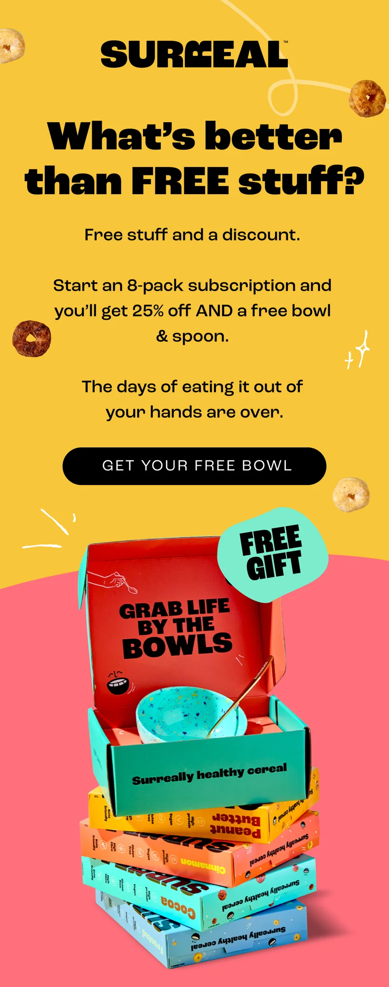 What's better than free stuff? Free stuff and a discount!