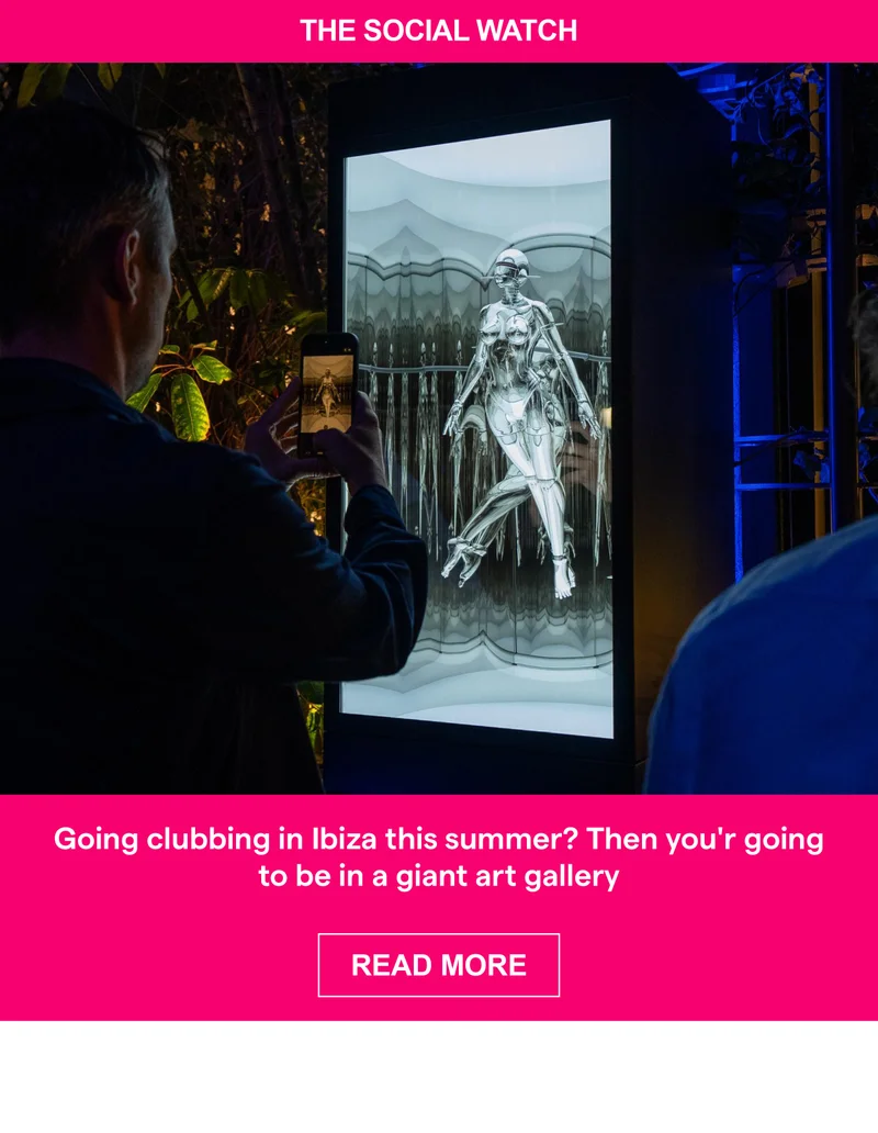 Going clubbing in Ibiza this summer? Then you're going to be in a giant art gallery