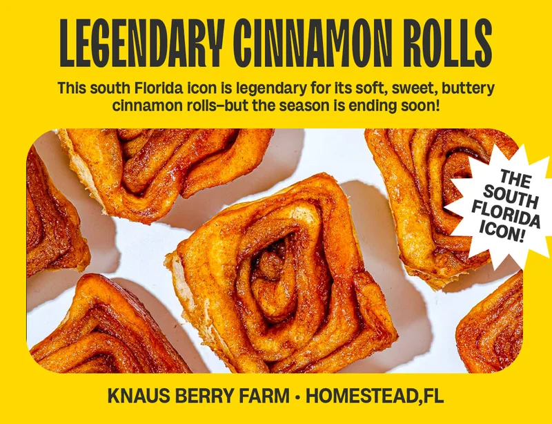 Legendary Cinnamon Rolls.
