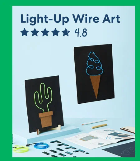 Light-up Wire Art