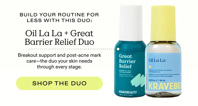 The Clearer Skin Duo: Oil La La + Great Berrier Relief
