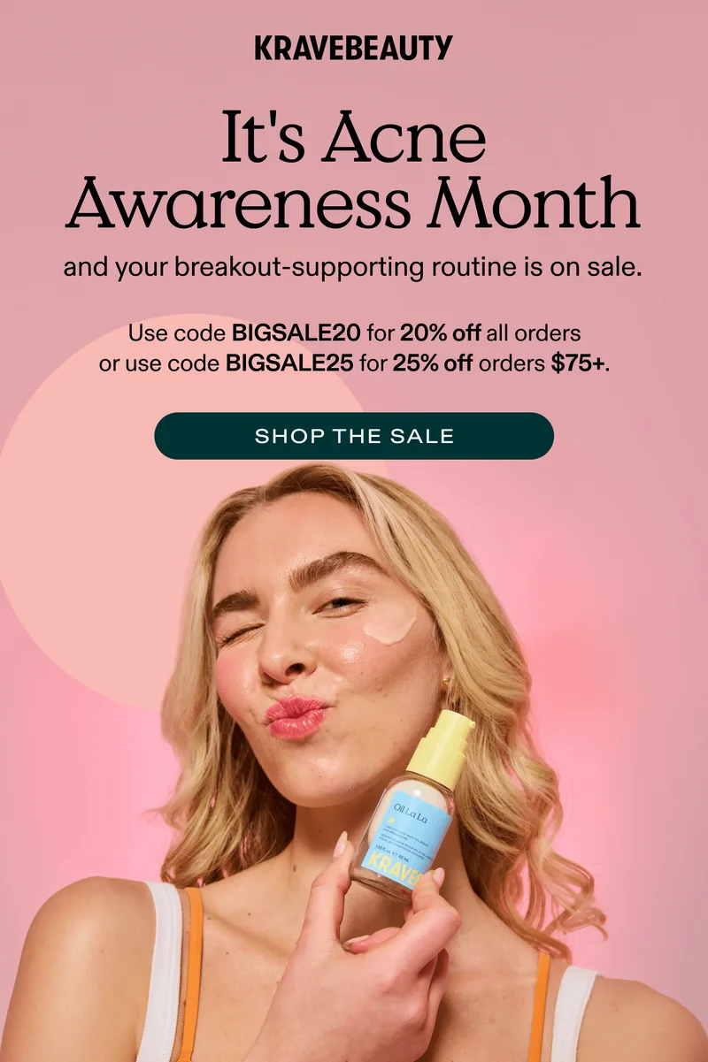 It's Acne Awareness Month AND the Big Bi-Annual Sale!