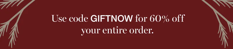 Use code discount code for 60% off your entire order.