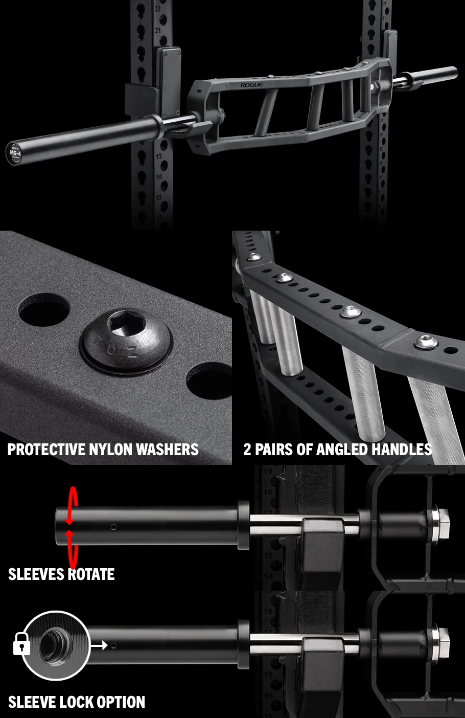 Rogue MG-4CN Narrow Multi Grip Camber Bar