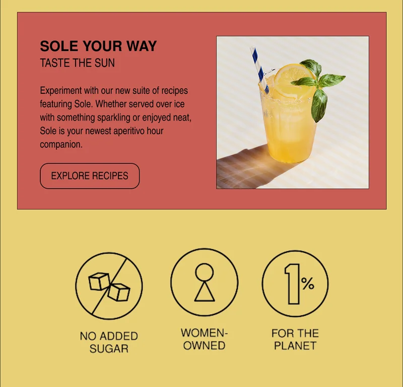 Sole your way | taste the sun