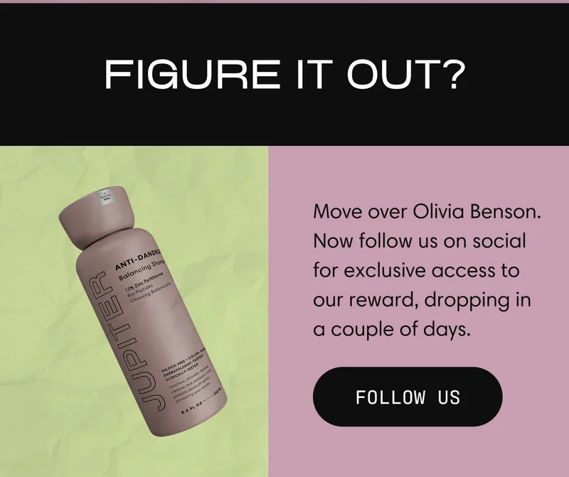FIGURE IT OUT? | Move over Olivia Benson. Now follow us on social for exclusive access to our reward, dropping in a couple of days. FOLLOW US