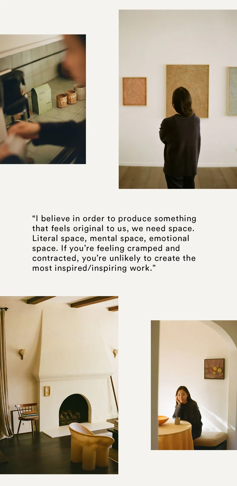 Morning Rituals: Rosa Park