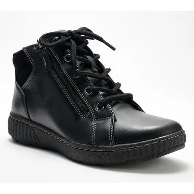 Clarks Collection Leather Lace-Up Boots Caroline Park
