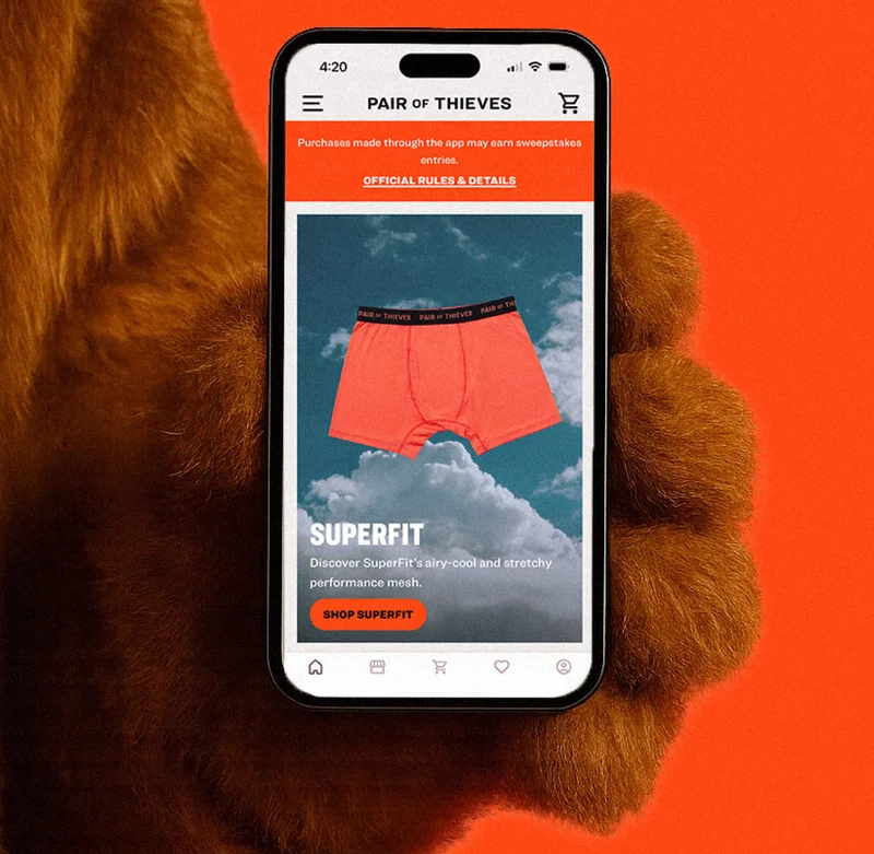 Thieves in Your Pocket Download the all-new Pair of Thieves app to unlock exclusive deals and the most convenient way to shop.