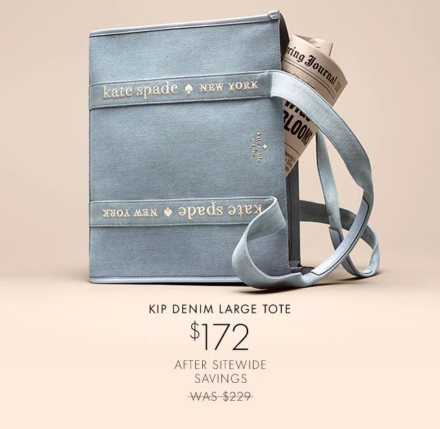 Kip Denim Large Tote
