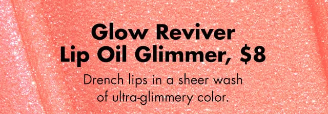 Drench lips in a sheer wash of ultra-glimmery color