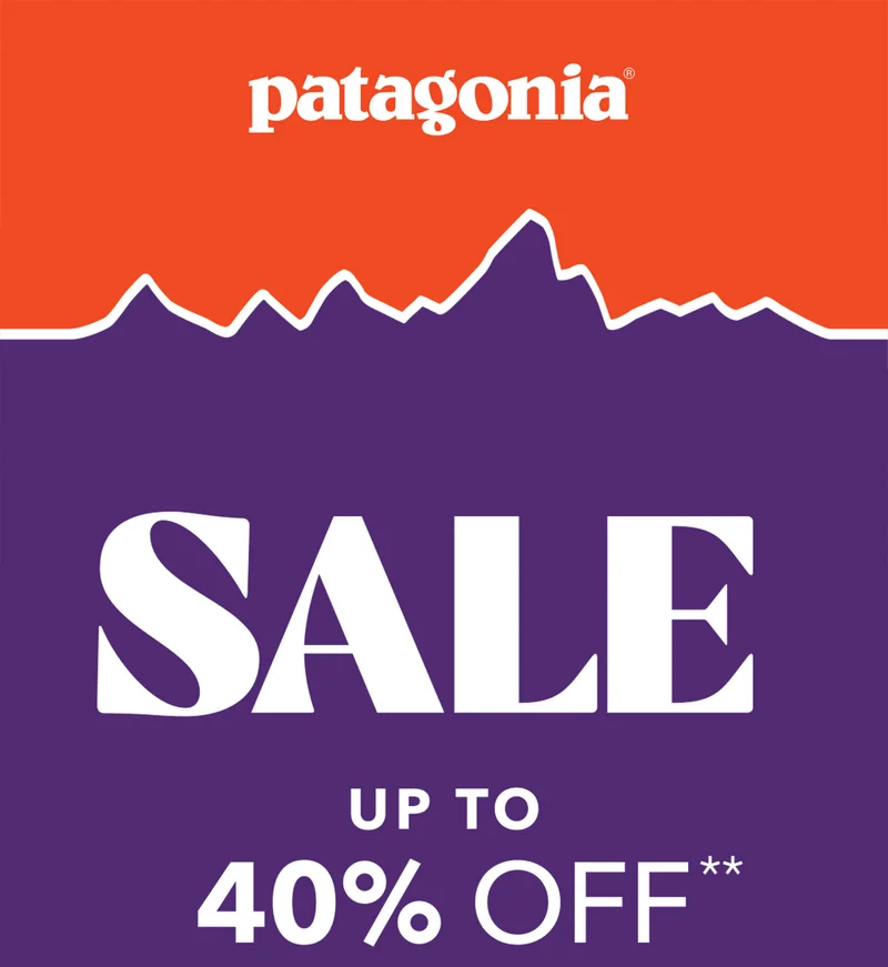 Patagonia Winter Sale. Up to 40% Off.