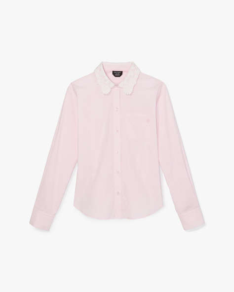 Daisy Lace Collar Button Up Shirt