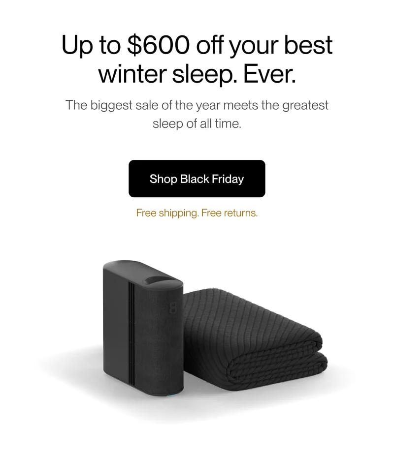 Up to $600 off your best winter sleep. Ever. The biggest sale of the year meets the greatest sleep of all time.