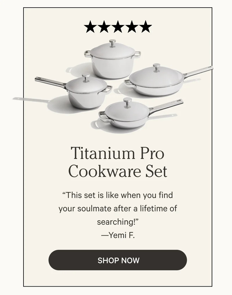 Titanium Pro Cookware Set