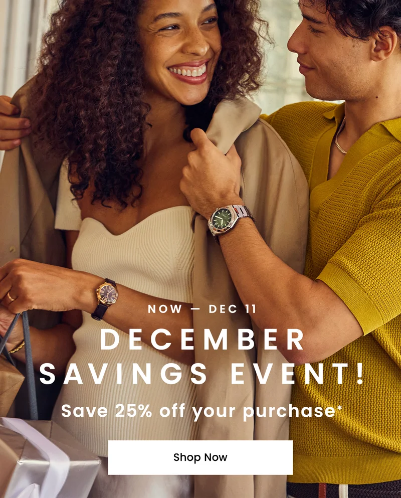 December Savings Event! Save 25% off your purchase
