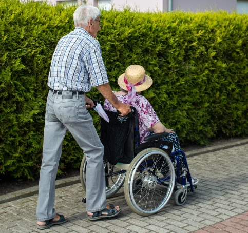 German's eldercare system incentivizes family members to take part.