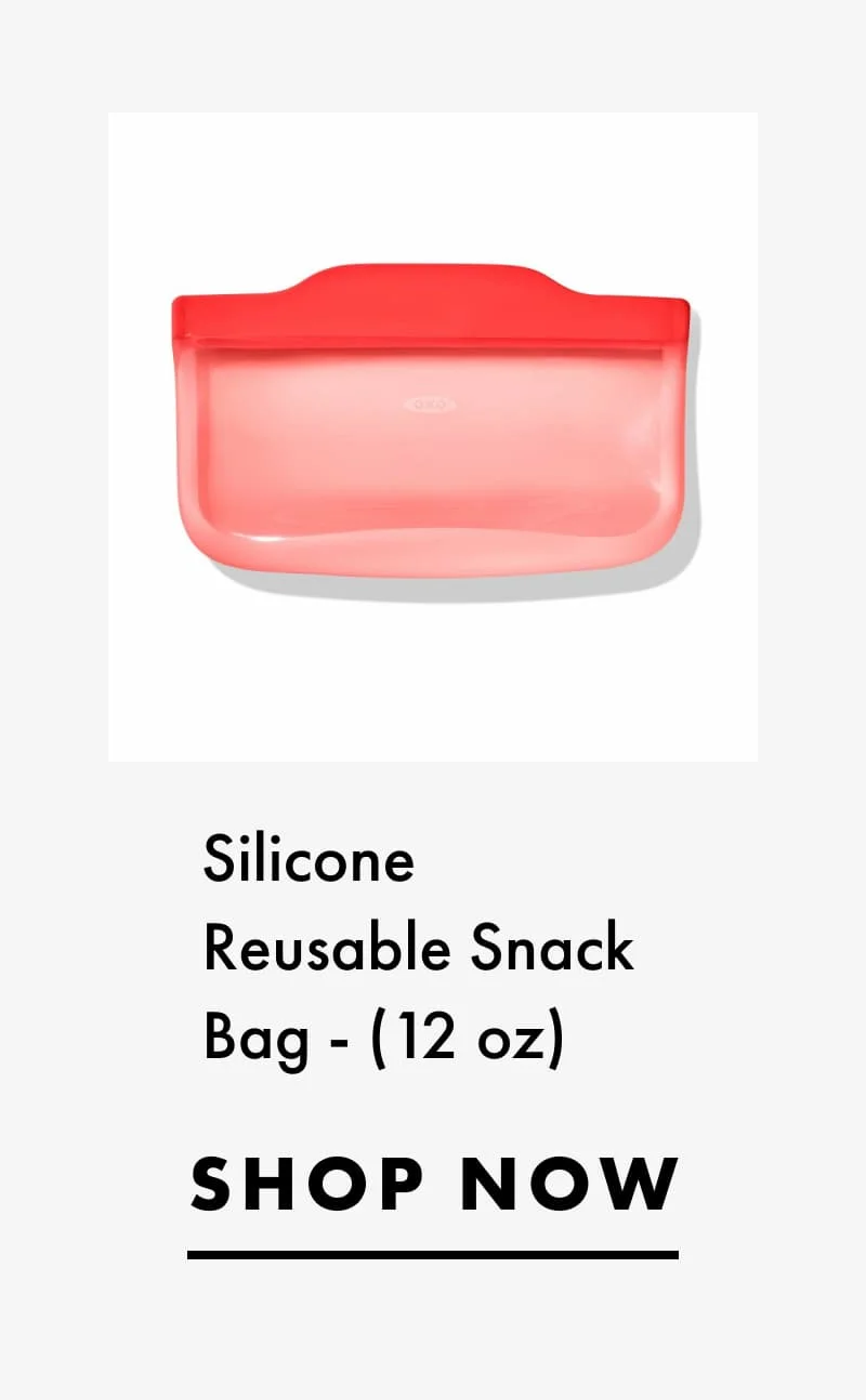 Silicone Reusable Snack Bag - (12 oz) | Shop Now