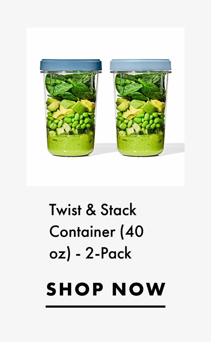 Twist & Stack Container (40 oz) - 2-Pack | Shop Now