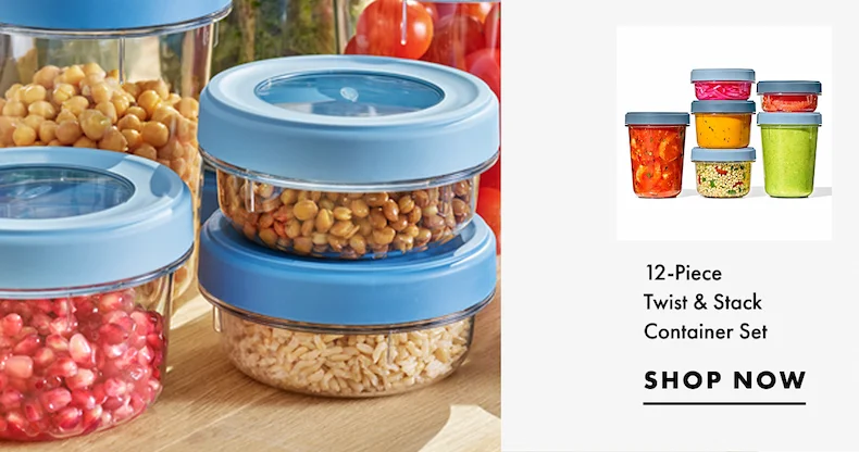 12-Piece Twist & Stack Container Set | Shop Now