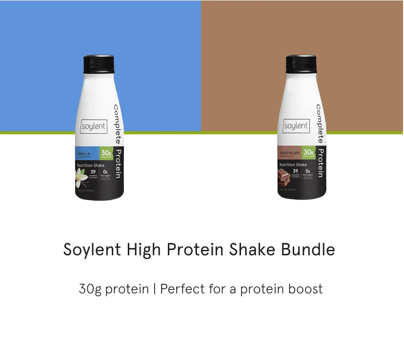 soylent high protein shake bundle