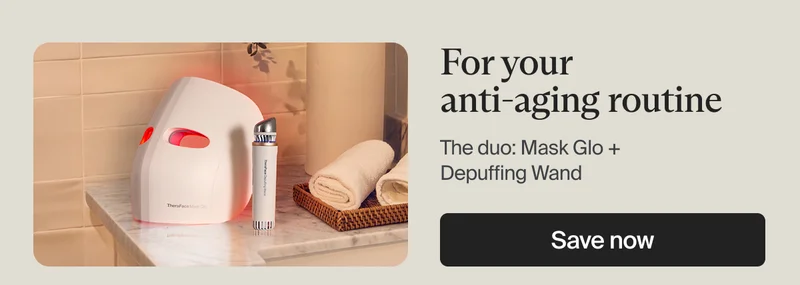 For your anti-aging routine | The duo: Mask Glo + Depuffing Wand | Save now