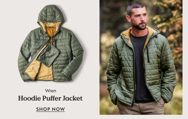 Hoodie Puffer Jacker
