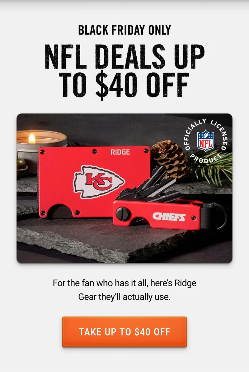 NFL Deals Up to $40 Off