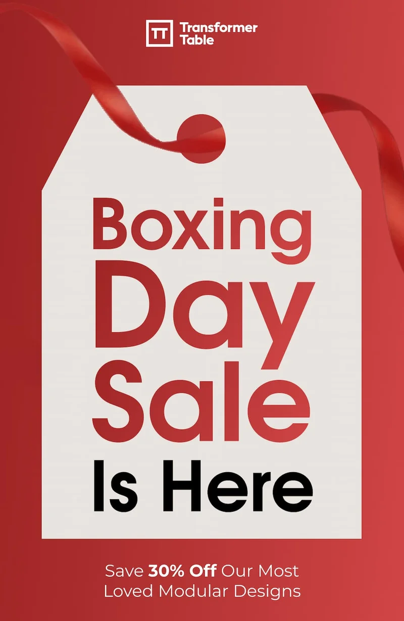 BOXING DAY SALE IS HERE SAVE 30% OFF OUR MOST LOVED MODULAR DESIGNS