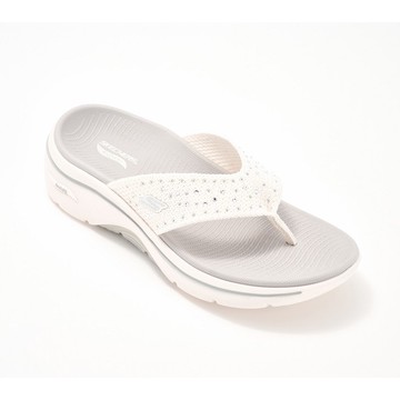 Skechers GO WALK Arch Fit 2.0 Rhinestone Thong Sandals