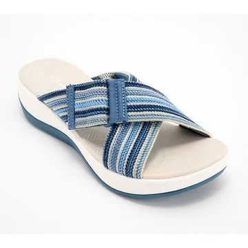 Clarks Cloudsteppers Slide Sandals - Arla Wave