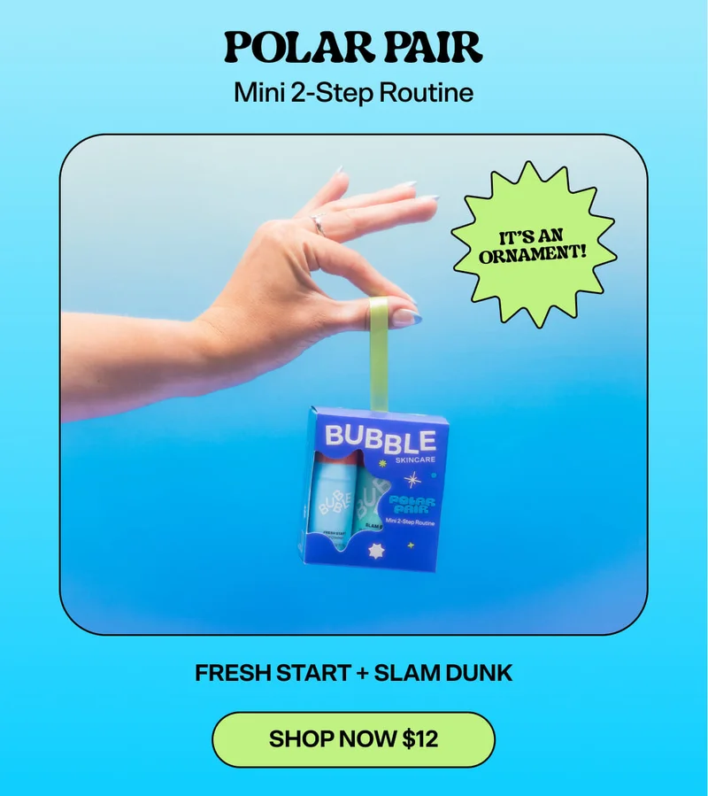 Polar Pair Mini 2-Step Routine [SHOP NOW $12]&nbsp; FRESH START + SLAM DUNK&nbsp; *it’s an ornament!