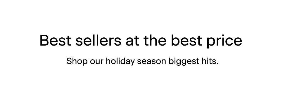 Best sellers at the best price