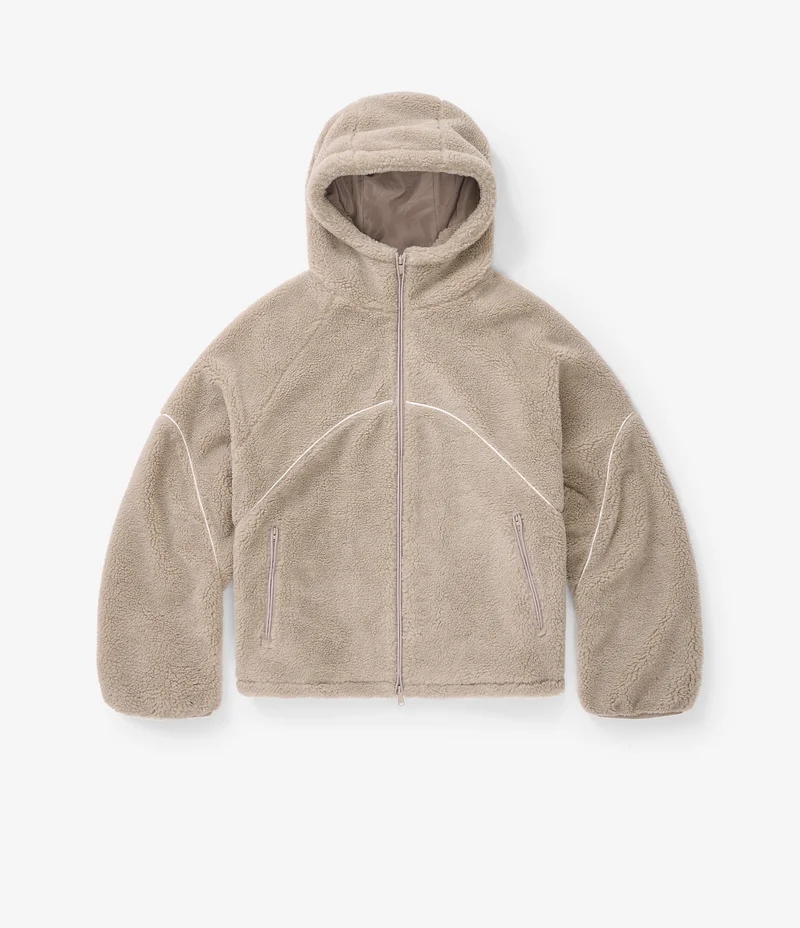 ASTRO FLEECE HOODIE - BISCUIT