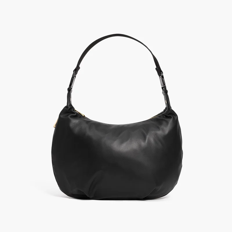 Image of Aoyama - Sheepskin Leather - Black / Gold / Camel