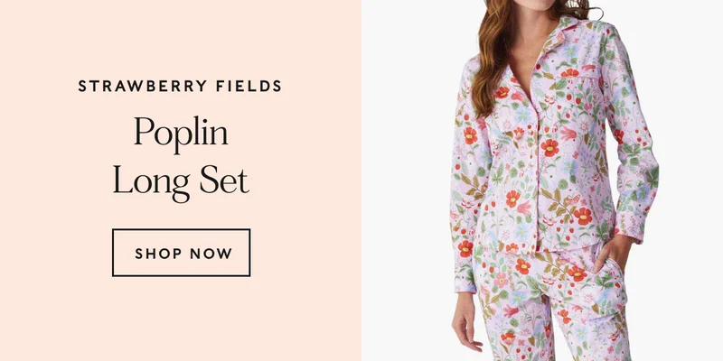 Strawberry Fields Poplin Long Set