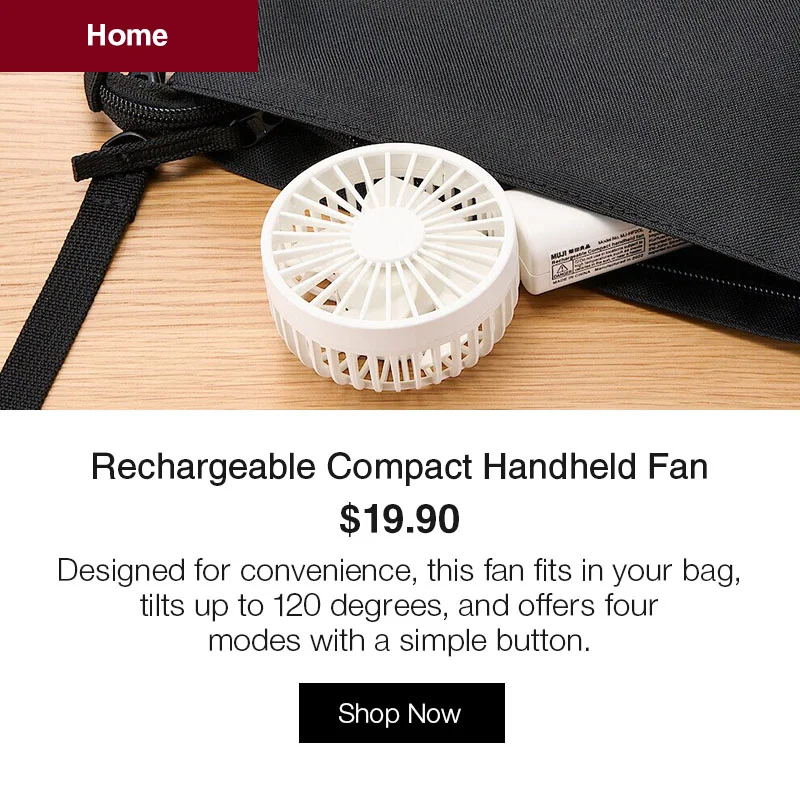 Shop Rechargeable Compact Handheld Fan