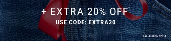 + Extra 20% Off* Use Code: discount code