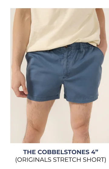 Originals Stretch Short: The Cobbelstones 4"
