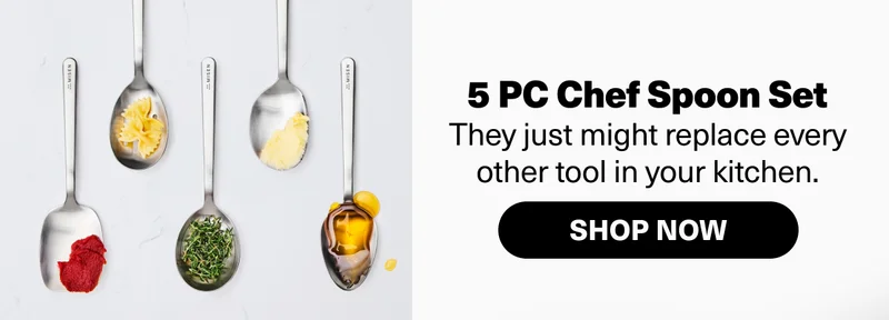 5 PC Chef Spoon Set