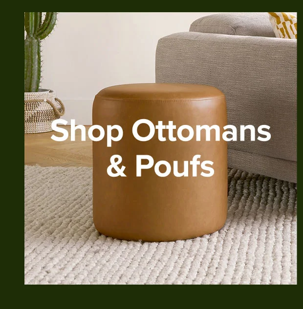 Shop Ottomans and Poufs